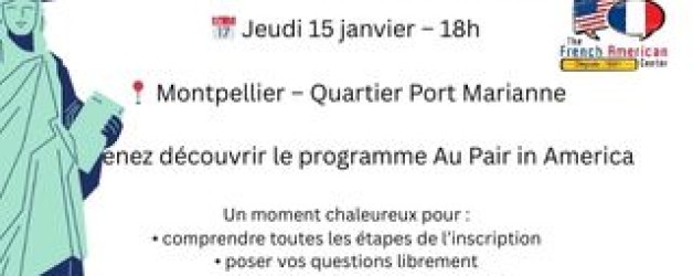 Rencontre Au Pair in America à Montpellier